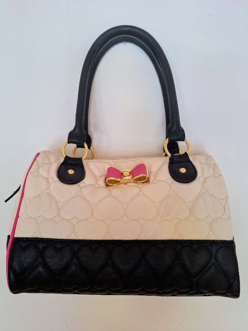 Betsey Johnson structured handbag